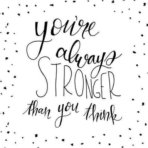 Always Stronger Gold Ornate Wood Framed Art Print with Double Matting by Murray, Amanda