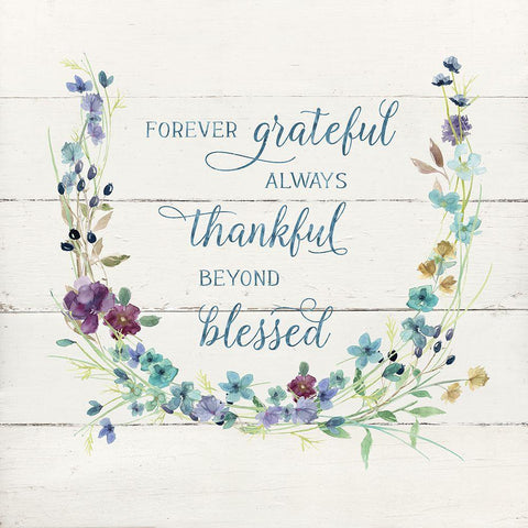 Beyond Blessed Black Modern Wood Framed Art Print by Robinson, Carol