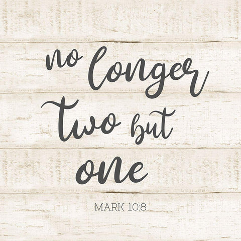 No Longer Two Black Modern Wood Framed Art Print by CAD Designs