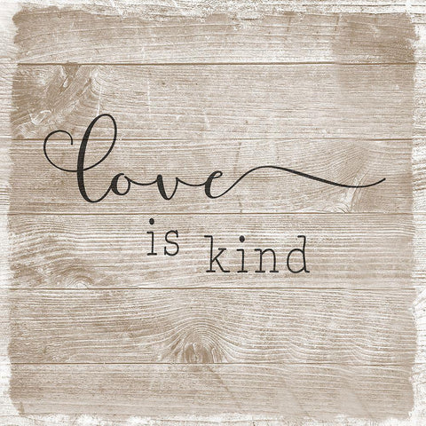 Love Is II White Modern Wood Framed Art Print with Double Matting by Carpentieri, Natalie