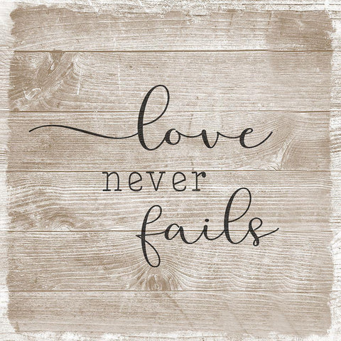 Love Is III White Modern Wood Framed Art Print with Double Matting by Carpentieri, Natalie