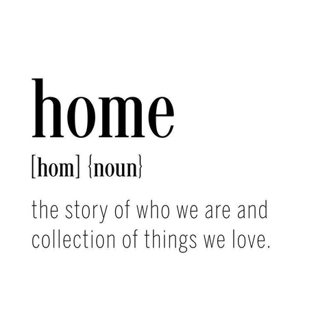 Home Definition Black Modern Wood Framed Art Print with Double Matting by CAD Designs
