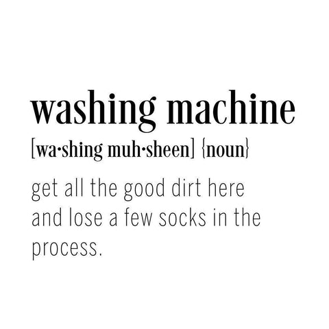 Washing Machine Gold Ornate Wood Framed Art Print with Double Matting by CAD Designs
