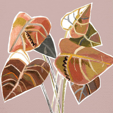 Sedona Abstract Black Ornate Wood Framed Art Print with Double Matting by Pope, Katherine and Elizabeth