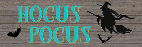 Hocus Pocus Black Ornate Wood Framed Art Print with Double Matting by CAD Designs