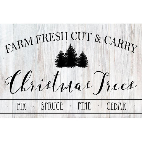 Cut And Carry White Modern Wood Framed Art Print by Robinson, Carol