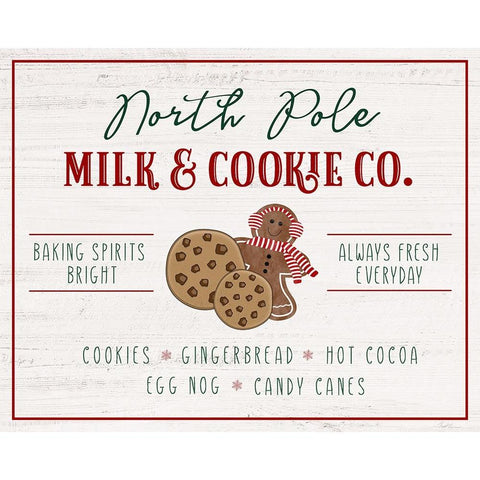 Milk and Cookie Company Black Modern Wood Framed Art Print with Double Matting by Carpentieri, Natalie