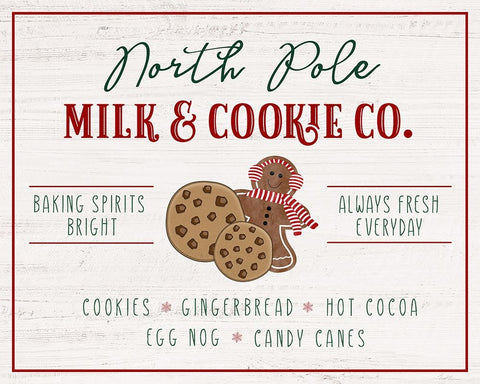 Milk and Cookie Company White Modern Wood Framed Art Print with Double Matting by Carpentieri, Natalie