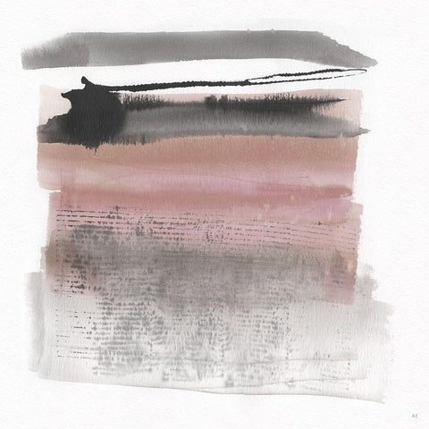 Sundown Turnwood II Black Modern Wood Framed Art Print by Jill, Susan