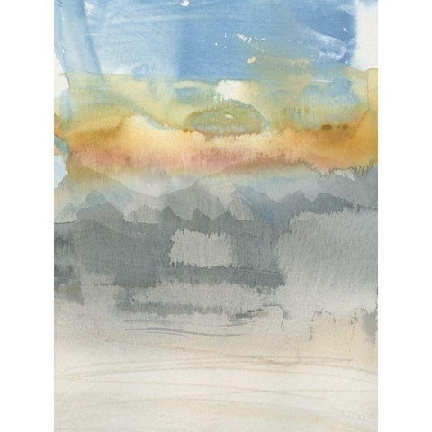 High Desert Sunset II Black Modern Wood Framed Art Print by Jill, Susan