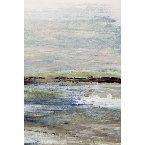 Wetlands II Black Modern Wood Framed Art Print with Double Matting by Jill, Susan