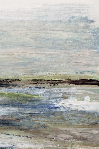 Wetlands II Black Ornate Wood Framed Art Print with Double Matting by Jill, Susan
