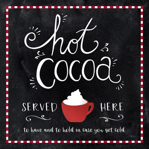 Hot Cocoa Gold Ornate Wood Framed Art Print with Double Matting by Carpentieri, Natalie