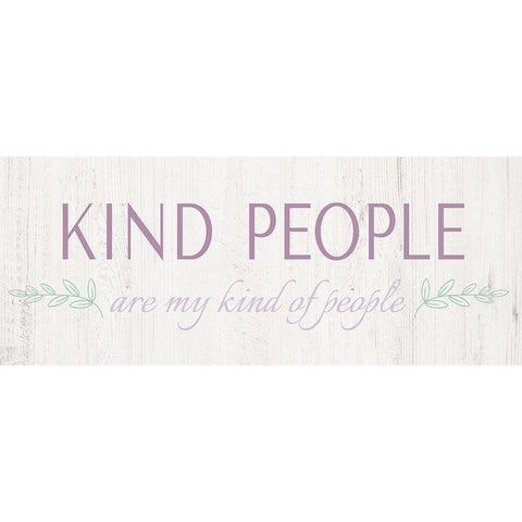 Kind People Gold Ornate Wood Framed Art Print with Double Matting by CAD Designs