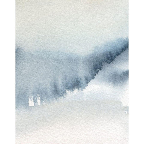 Summer Rain II Black Modern Wood Framed Art Print by Robinson, Carol