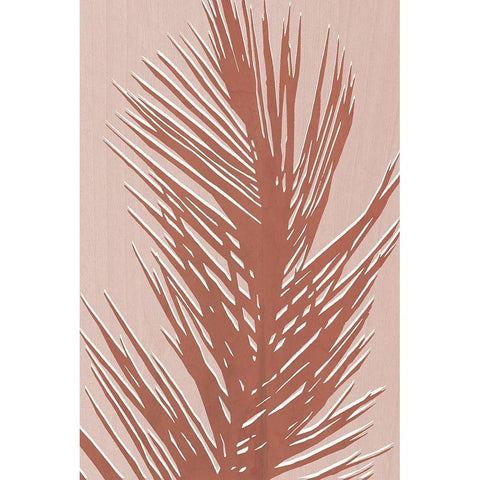 Sedona Palm White Modern Wood Framed Art Print by Carpentieri, Natalie