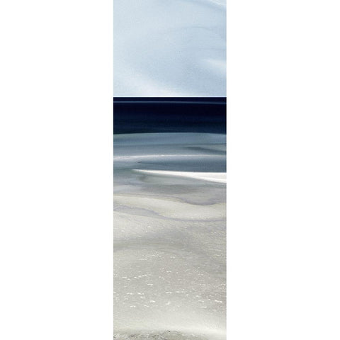Tide Vista III Black Modern Wood Framed Art Print with Double Matting by Delimont, Danita