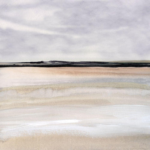 Far, Far Away White Modern Wood Framed Art Print by Jill, Susan
