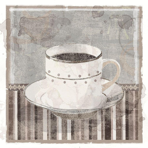 Simple Cup II Gold Ornate Wood Framed Art Print with Double Matting by Robinson, Carol