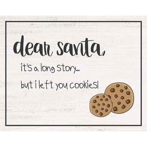 Dear Santa Gold Ornate Wood Framed Art Print with Double Matting by Carpentieri, Natalie