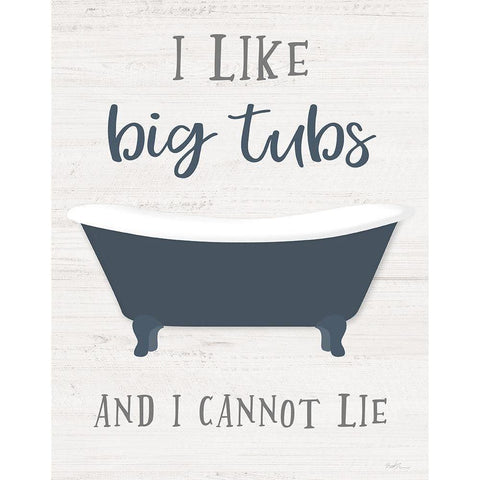 Big Tubs Black Modern Wood Framed Art Print with Double Matting by Carpentieri, Natalie