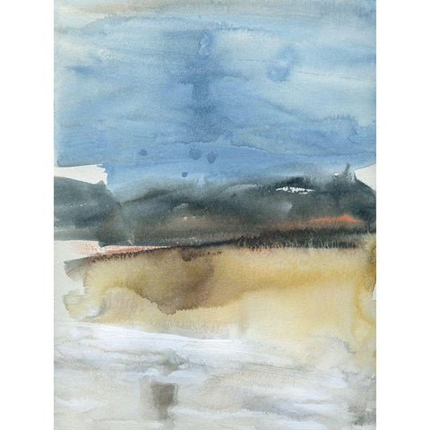 Mountain Shadows I Black Modern Wood Framed Art Print by Jill, Susan