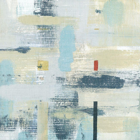 Cali I Black Modern Wood Framed Art Print with Double Matting by Jill, Susan