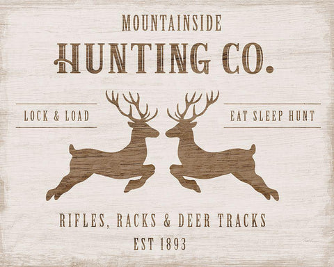 Mountainside Hunting Company Black Ornate Wood Framed Art Print with Double Matting by Carpentieri, Natalie