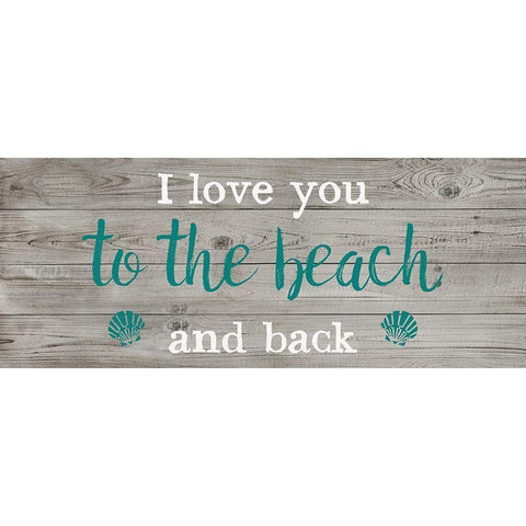 Beach and Back White Modern Wood Framed Art Print by Murray, Amanda