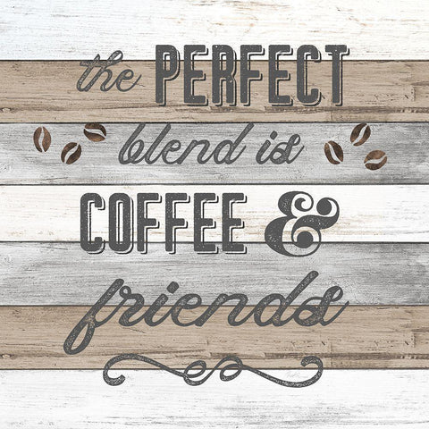 Perfect Blend White Modern Wood Framed Art Print by Carpentieri, Natalie