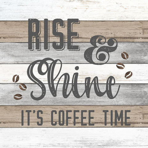 Rise and Shine Black Modern Wood Framed Art Print with Double Matting by Carpentieri, Natalie