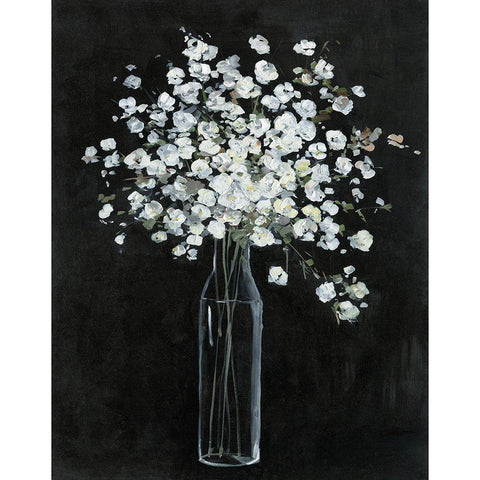 Filled with Spring White Modern Wood Framed Art Print by Swatland, Sally