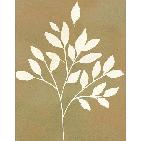 Honey Botanical I White Modern Wood Framed Art Print by Jill, Susan