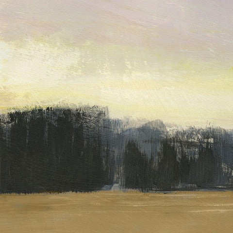 Mountain Frost I Black Ornate Wood Framed Art Print with Double Matting by Jill, Susan