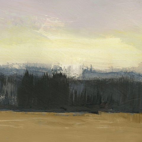 Mountain Frost II Black Modern Wood Framed Art Print by Jill, Susan