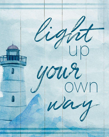 Light Up White Modern Wood Framed Art Print with Double Matting by Santiago, Daniela