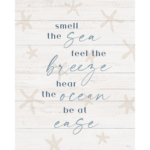 Be at Ease Black Modern Wood Framed Art Print by Carpentieri, Natalie