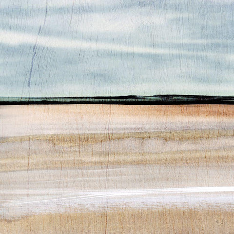 Spacious Skies I White Modern Wood Framed Art Print with Double Matting by Jill, Susan