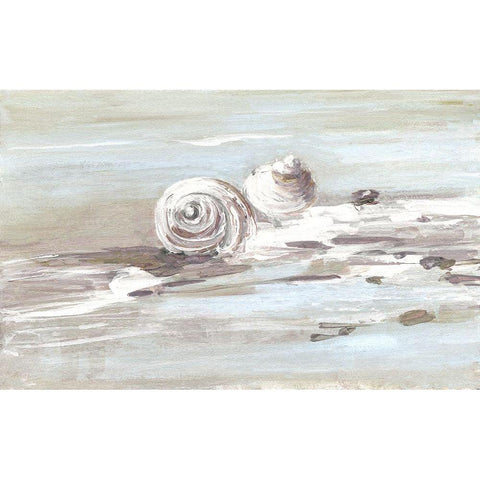 Washed Ashore II Black Modern Wood Framed Art Print with Double Matting by Swatland, Sally