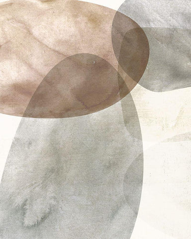 Right Object I White Modern Wood Framed Art Print with Double Matting by Robinson, Carol