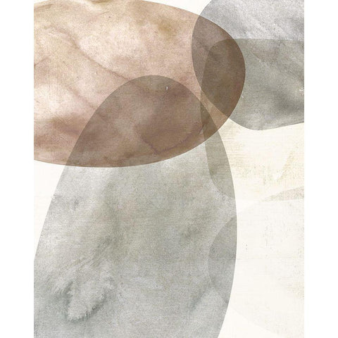 Right Object I Black Modern Wood Framed Art Print with Double Matting by Robinson, Carol