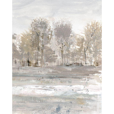 Meadows Edge I White Modern Wood Framed Art Print by Jill, Susan