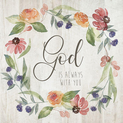 God is Always White Modern Wood Framed Art Print by Brockmon, Kristen