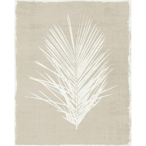 Palm Oasis II Black Modern Wood Framed Art Print with Double Matting by Carpentieri, Natalie