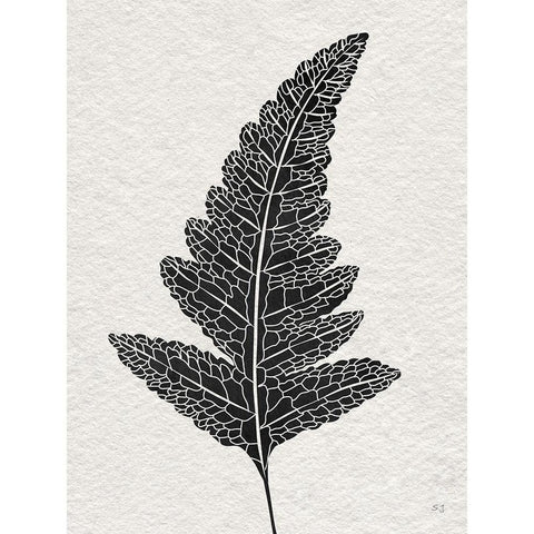 Forest Fern I Gold Ornate Wood Framed Art Print with Double Matting by Jill, Susan