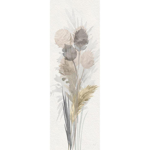 Cattail Road II Gold Ornate Wood Framed Art Print with Double Matting by Jill, Susan