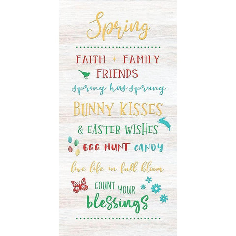 Spring Black Modern Wood Framed Art Print by CAD Designs