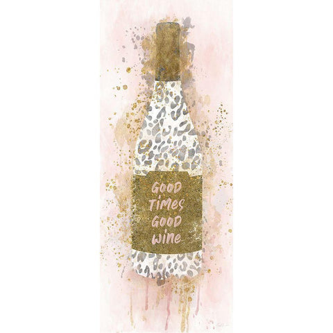 Good Times Gold Ornate Wood Framed Art Print with Double Matting by Carpentieri, Natalie