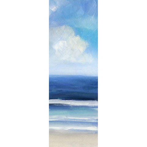 Breaking Waves III Black Modern Wood Framed Art Print with Double Matting by Swatland, Sally