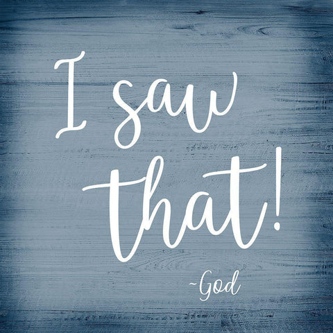 I Saw That White Modern Wood Framed Art Print with Double Matting by Designs, CAD